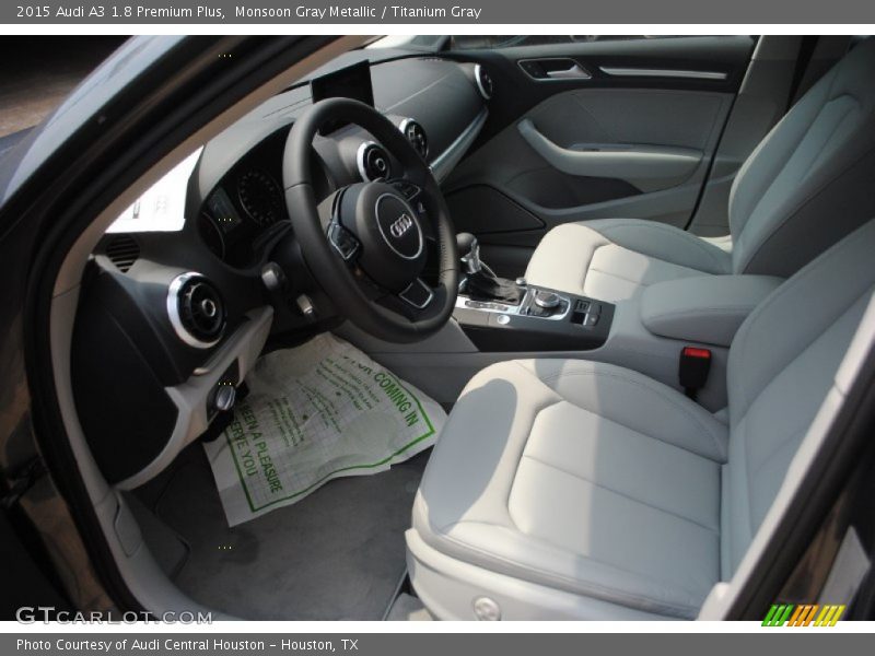 Monsoon Gray Metallic / Titanium Gray 2015 Audi A3 1.8 Premium Plus