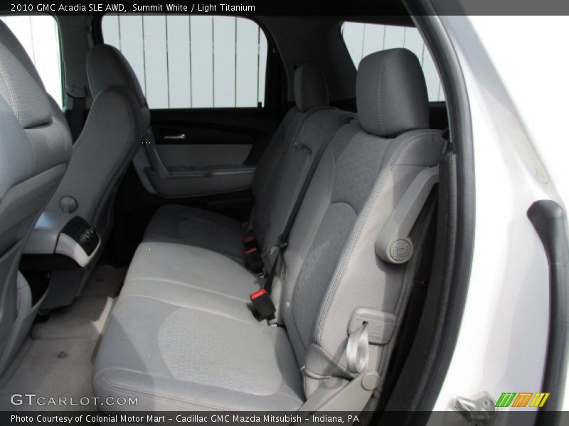 Summit White / Light Titanium 2010 GMC Acadia SLE AWD