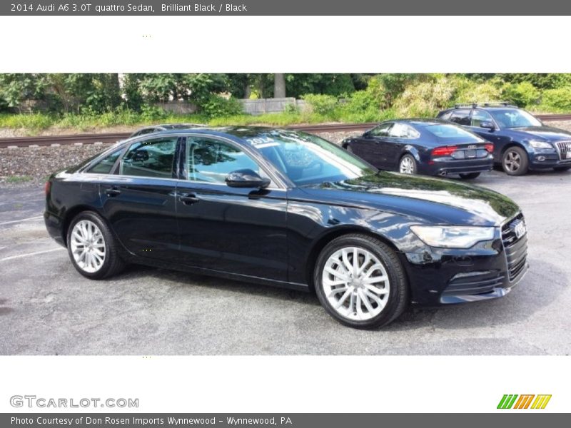 Brilliant Black / Black 2014 Audi A6 3.0T quattro Sedan