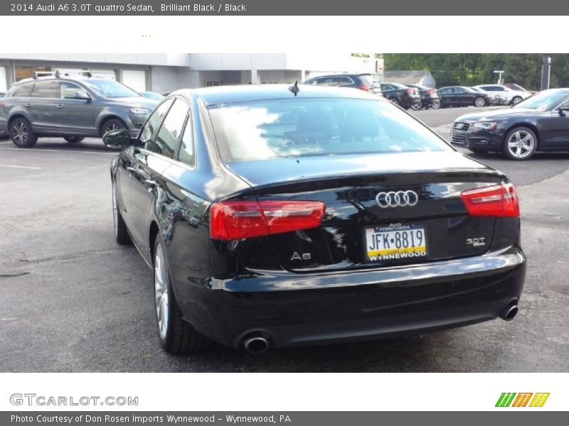 Brilliant Black / Black 2014 Audi A6 3.0T quattro Sedan