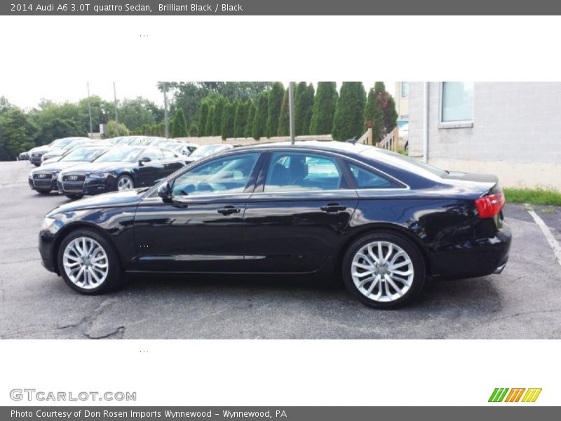 Brilliant Black / Black 2014 Audi A6 3.0T quattro Sedan