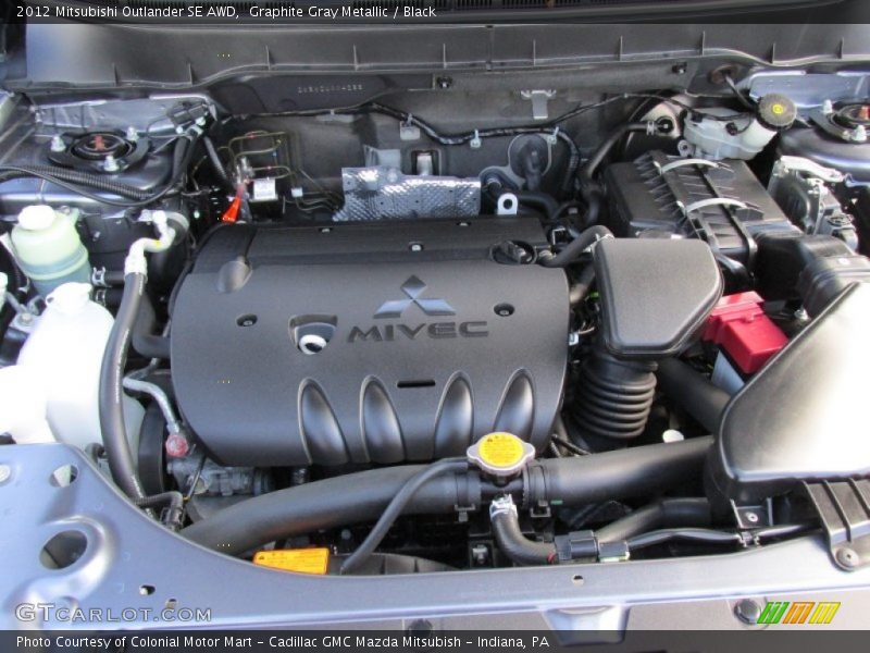  2012 Outlander SE AWD Engine - 2.4 Liter DOHC 16-Valve MIVEC 4 Cylinder