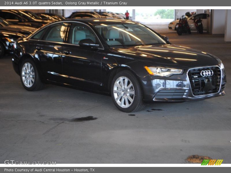 Oolong Gray Metallic / Titanium Gray 2014 Audi A6 3.0T quattro Sedan