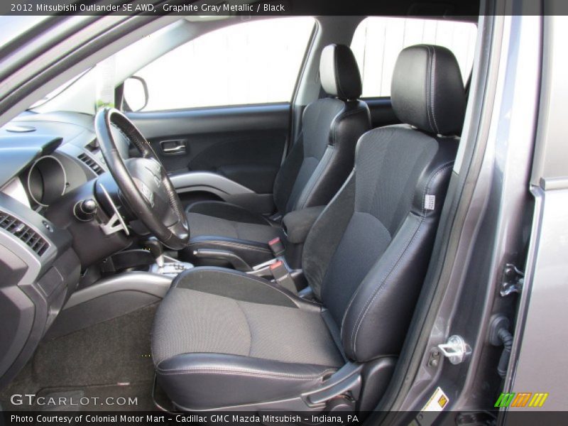  2012 Outlander SE AWD Black Interior