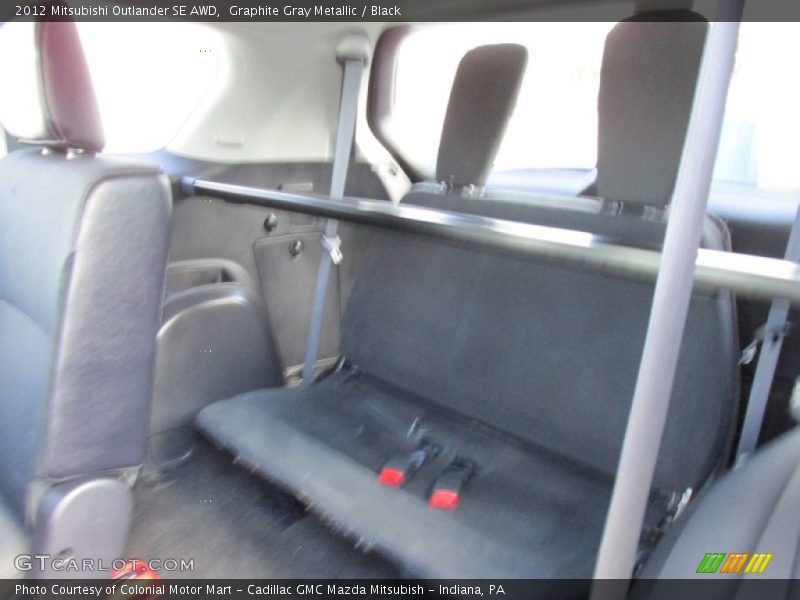 Graphite Gray Metallic / Black 2012 Mitsubishi Outlander SE AWD