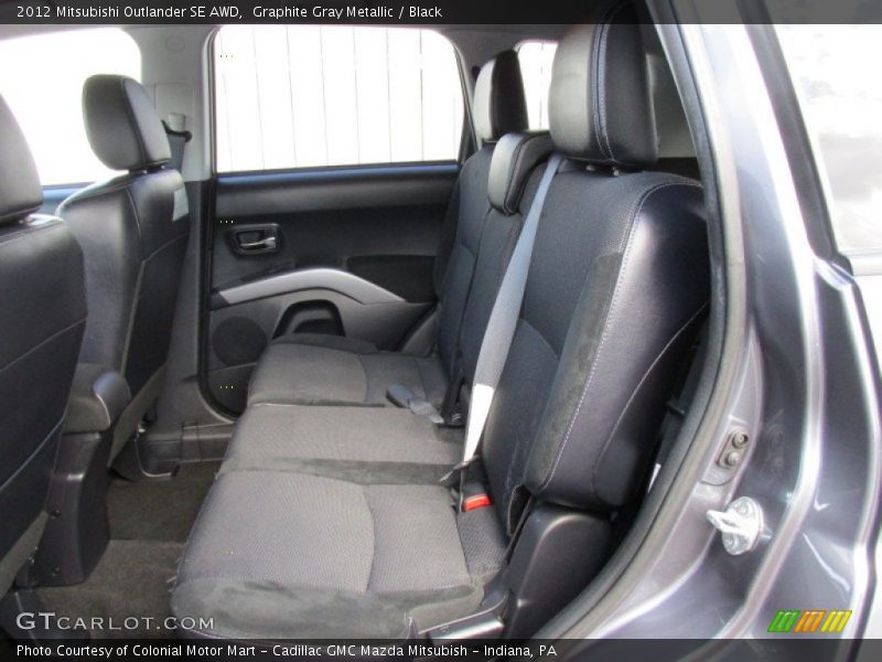 Rear Seat of 2012 Outlander SE AWD