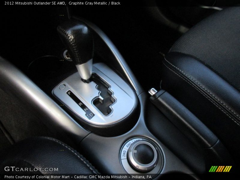  2012 Outlander SE AWD CVT Sportronic Automatic Shifter