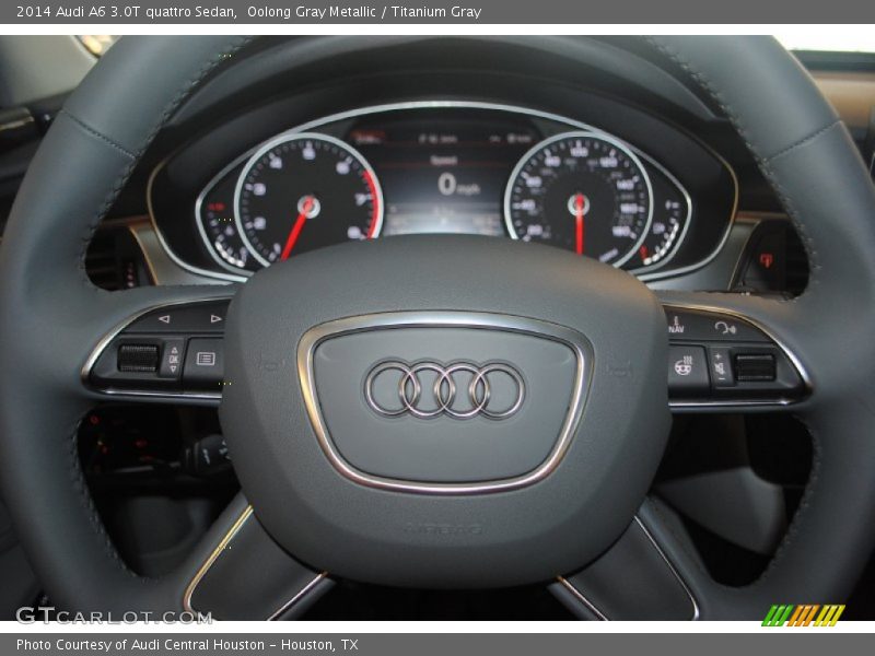 Oolong Gray Metallic / Titanium Gray 2014 Audi A6 3.0T quattro Sedan