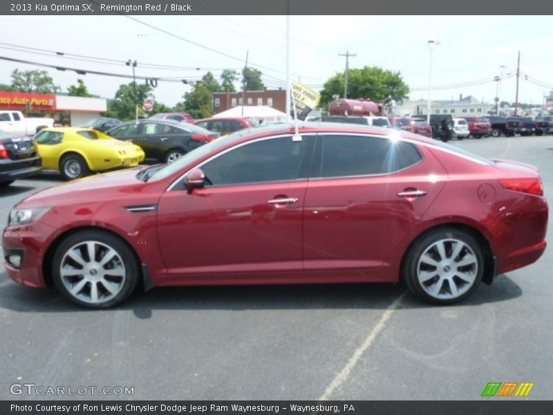 Remington Red / Black 2013 Kia Optima SX