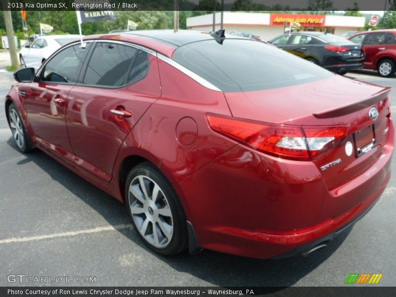 Remington Red / Black 2013 Kia Optima SX