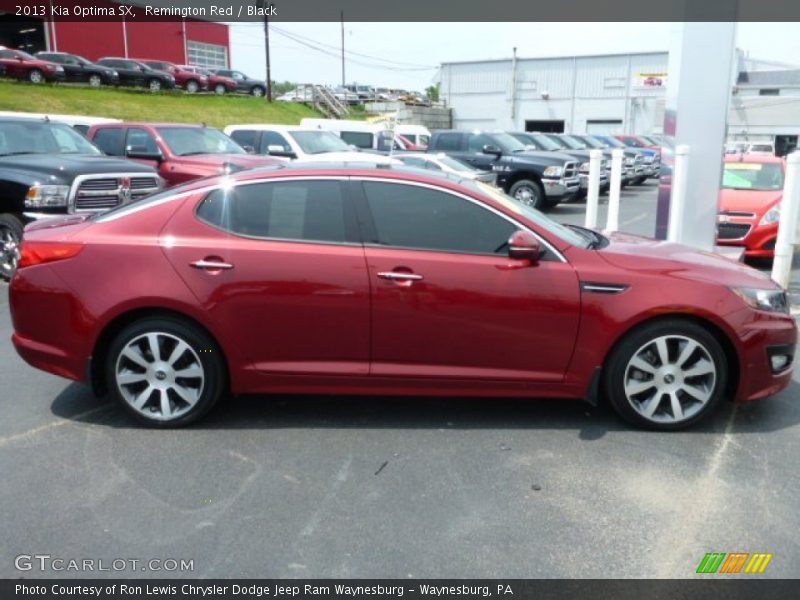 Remington Red / Black 2013 Kia Optima SX