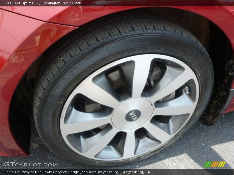 Remington Red / Black 2013 Kia Optima SX