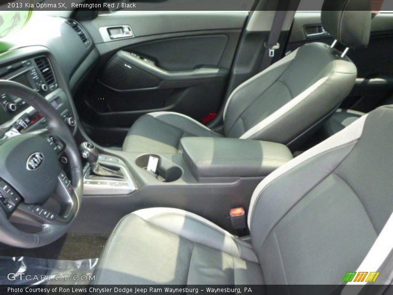 Remington Red / Black 2013 Kia Optima SX