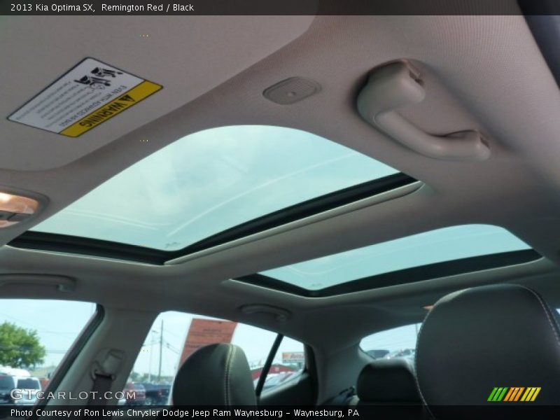 Remington Red / Black 2013 Kia Optima SX
