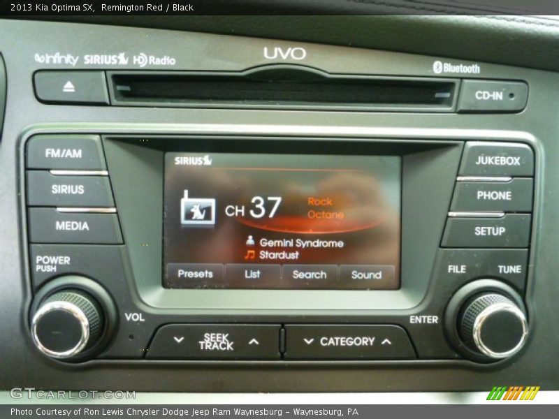 Remington Red / Black 2013 Kia Optima SX