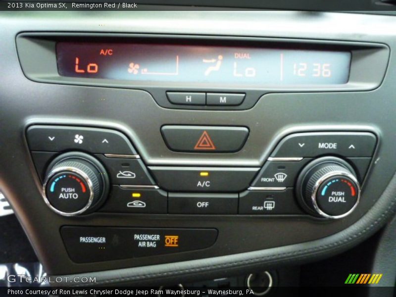 Remington Red / Black 2013 Kia Optima SX