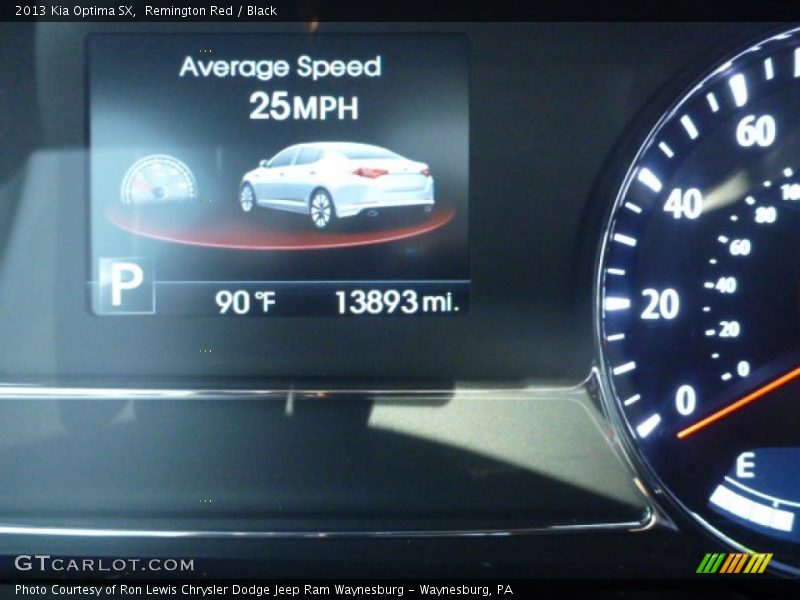 Remington Red / Black 2013 Kia Optima SX