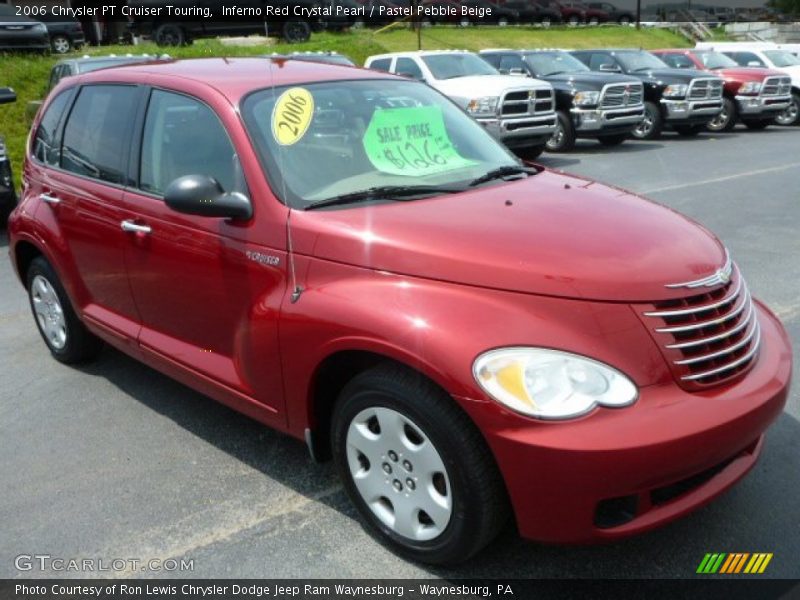 Inferno Red Crystal Pearl / Pastel Pebble Beige 2006 Chrysler PT Cruiser Touring