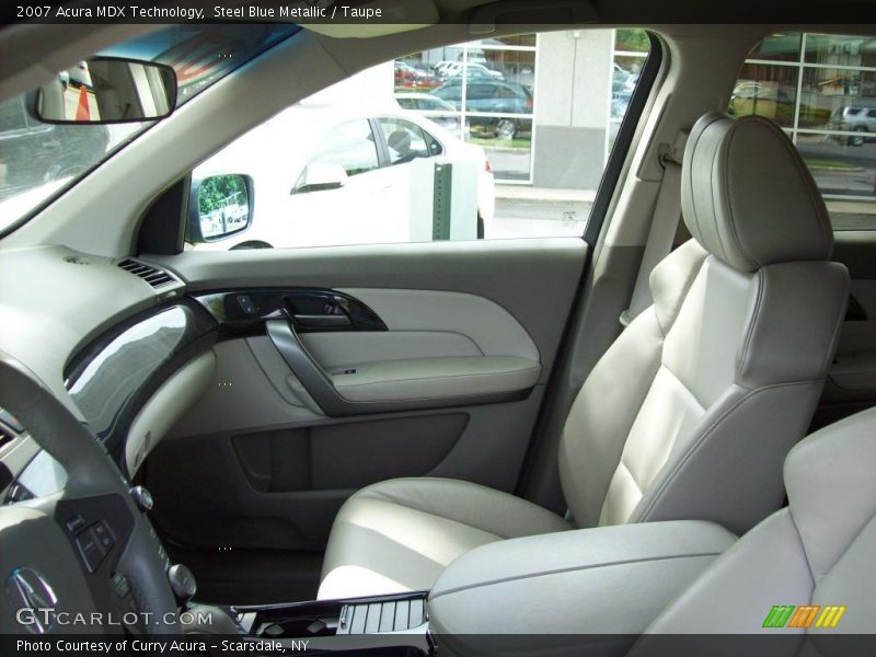 Steel Blue Metallic / Taupe 2007 Acura MDX Technology