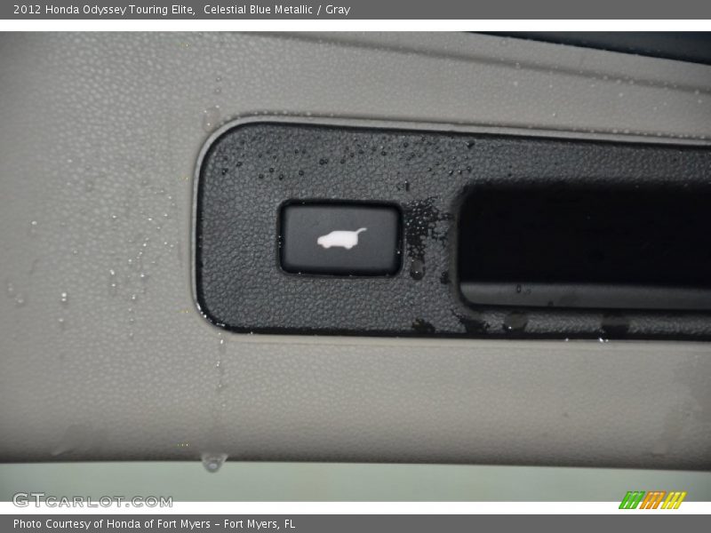 Celestial Blue Metallic / Gray 2012 Honda Odyssey Touring Elite