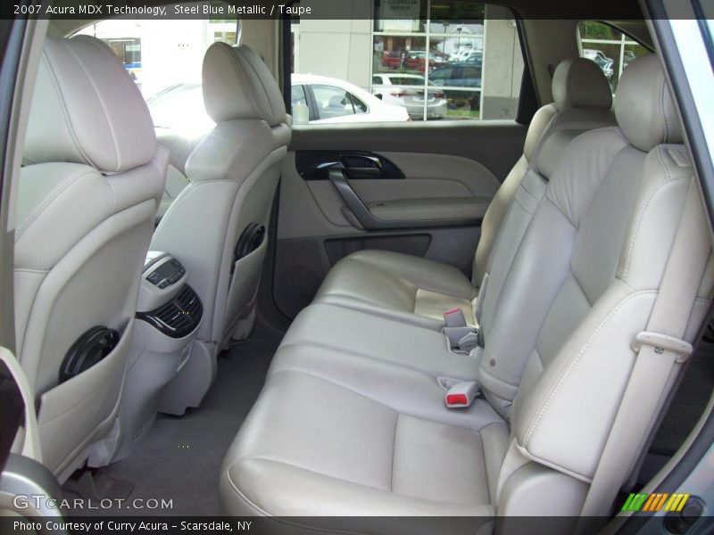 Steel Blue Metallic / Taupe 2007 Acura MDX Technology