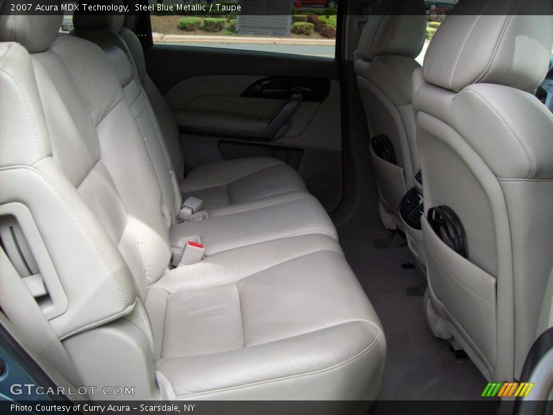 Steel Blue Metallic / Taupe 2007 Acura MDX Technology
