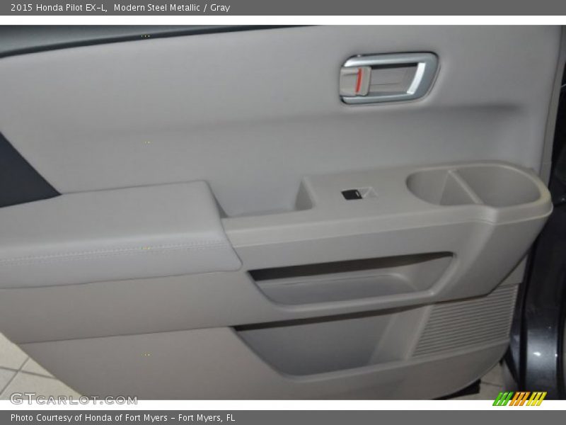 Modern Steel Metallic / Gray 2015 Honda Pilot EX-L