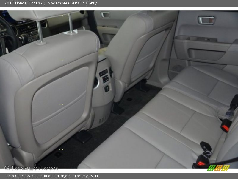 Modern Steel Metallic / Gray 2015 Honda Pilot EX-L
