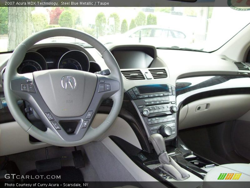 Steel Blue Metallic / Taupe 2007 Acura MDX Technology