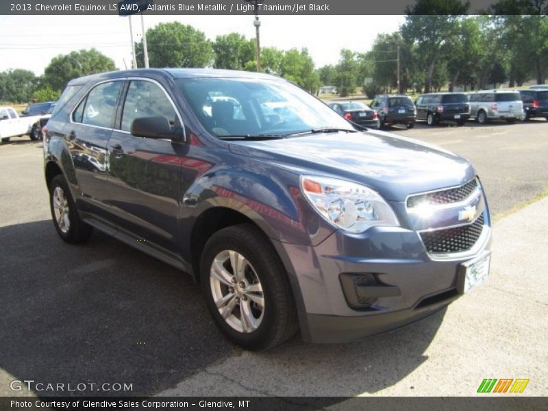 Atlantis Blue Metallic / Light Titanium/Jet Black 2013 Chevrolet Equinox LS AWD