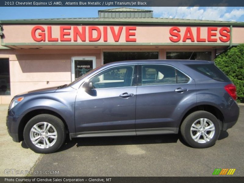 Atlantis Blue Metallic / Light Titanium/Jet Black 2013 Chevrolet Equinox LS AWD