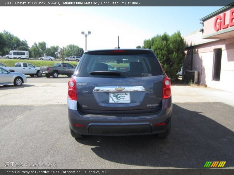 Atlantis Blue Metallic / Light Titanium/Jet Black 2013 Chevrolet Equinox LS AWD