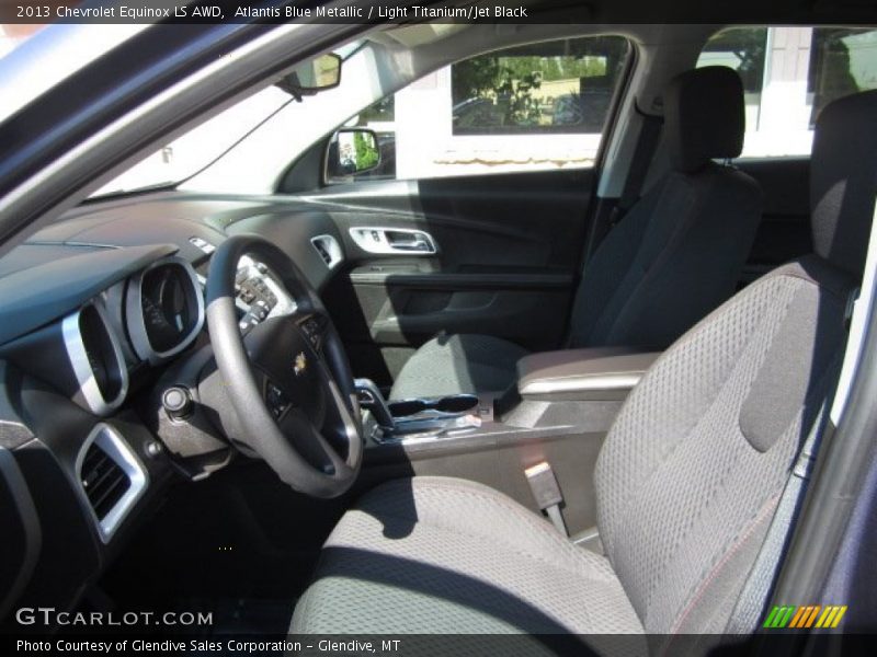 Atlantis Blue Metallic / Light Titanium/Jet Black 2013 Chevrolet Equinox LS AWD