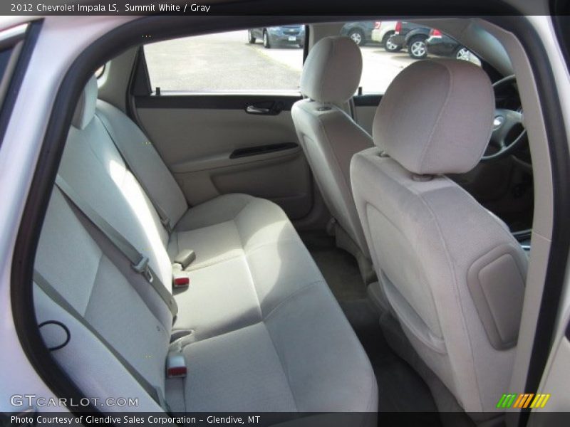 Summit White / Gray 2012 Chevrolet Impala LS