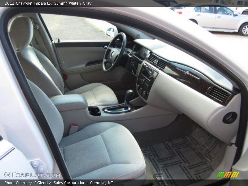 Summit White / Gray 2012 Chevrolet Impala LS