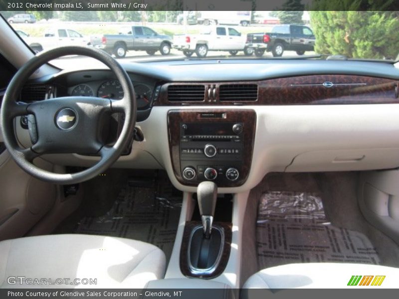 Summit White / Gray 2012 Chevrolet Impala LS