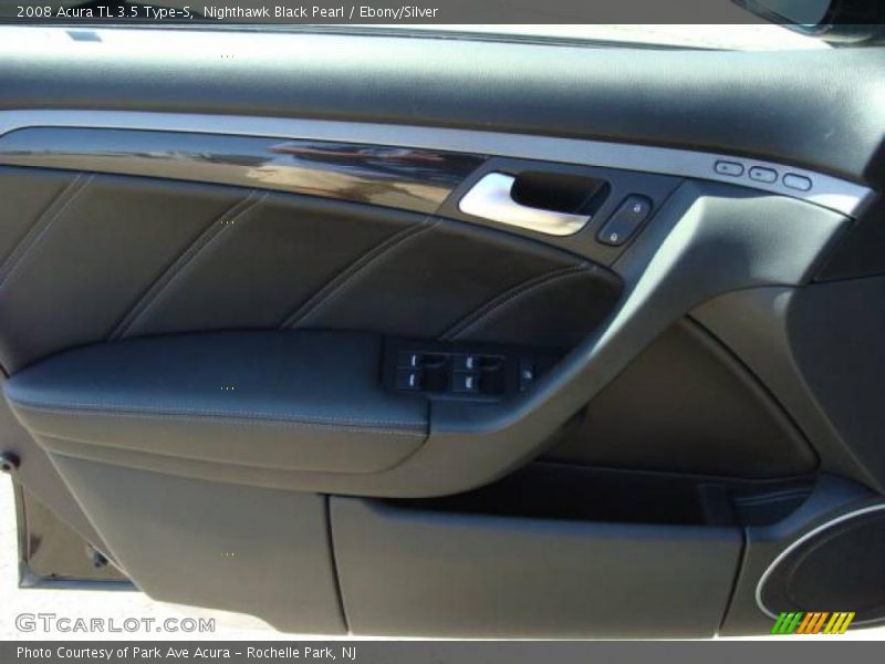 Nighthawk Black Pearl / Ebony/Silver 2008 Acura TL 3.5 Type-S