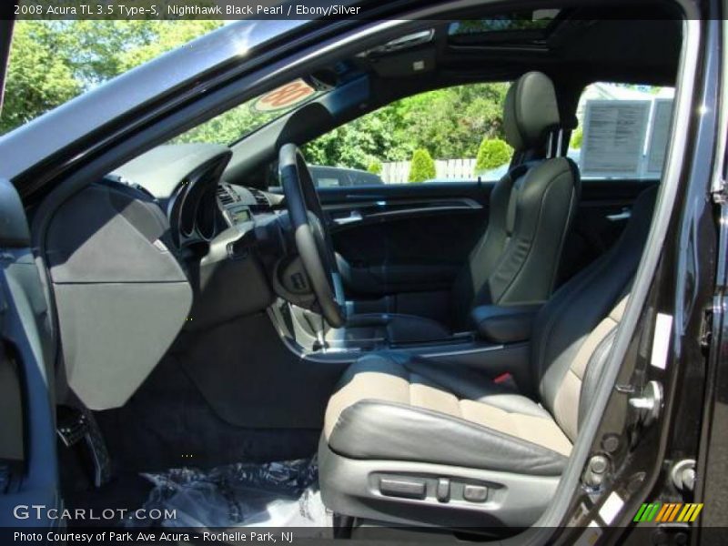 Nighthawk Black Pearl / Ebony/Silver 2008 Acura TL 3.5 Type-S