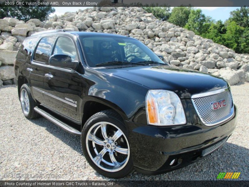 Onyx Black / Ebony 2009 GMC Yukon Denali AWD