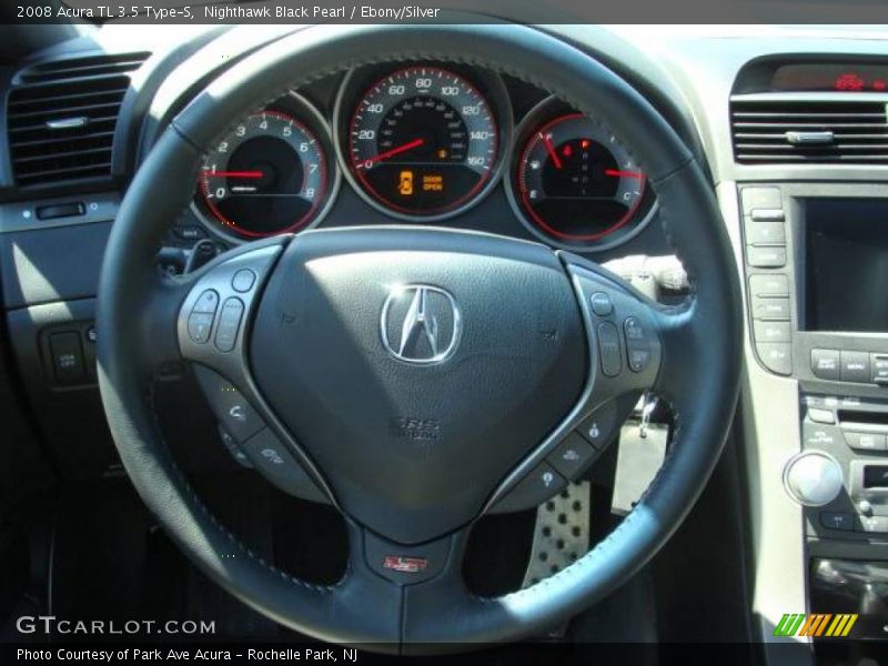 Nighthawk Black Pearl / Ebony/Silver 2008 Acura TL 3.5 Type-S