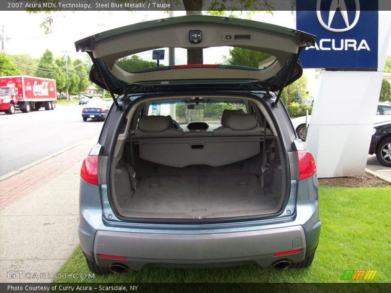 Steel Blue Metallic / Taupe 2007 Acura MDX Technology