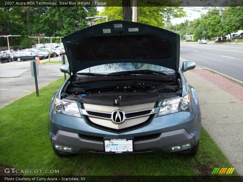 Steel Blue Metallic / Taupe 2007 Acura MDX Technology