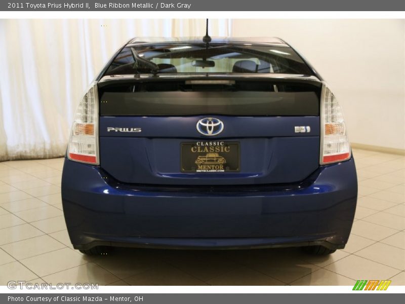 Blue Ribbon Metallic / Dark Gray 2011 Toyota Prius Hybrid II