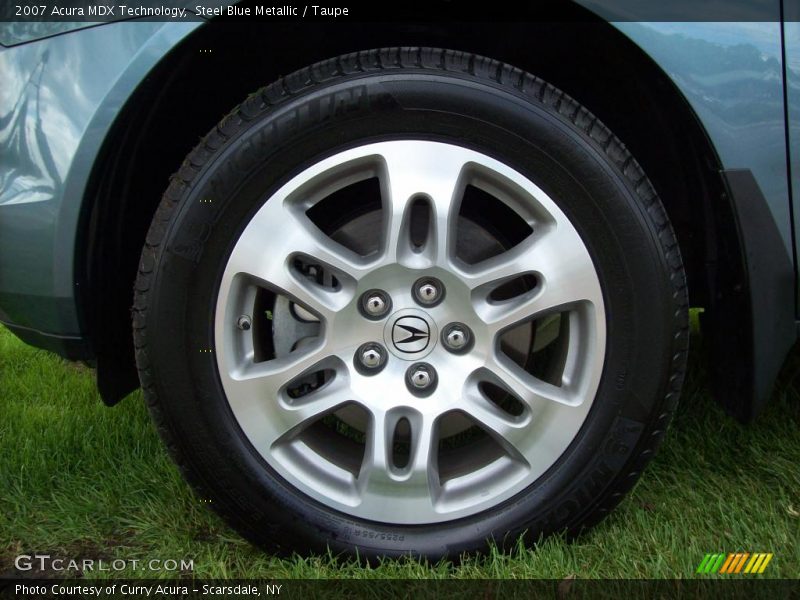 Steel Blue Metallic / Taupe 2007 Acura MDX Technology