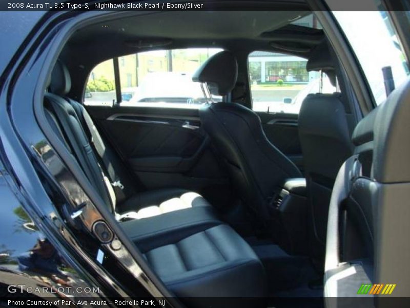 Nighthawk Black Pearl / Ebony/Silver 2008 Acura TL 3.5 Type-S
