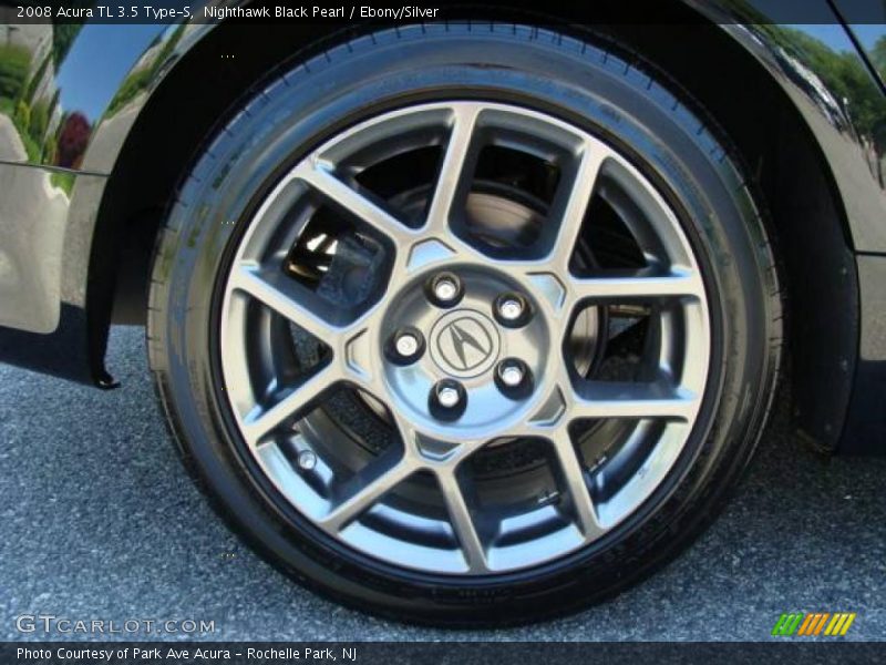 Nighthawk Black Pearl / Ebony/Silver 2008 Acura TL 3.5 Type-S