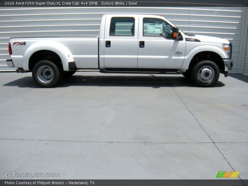 Oxford White / Steel 2015 Ford F350 Super Duty XL Crew Cab 4x4 DRW