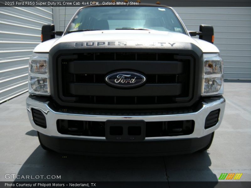 Oxford White / Steel 2015 Ford F350 Super Duty XL Crew Cab 4x4 DRW
