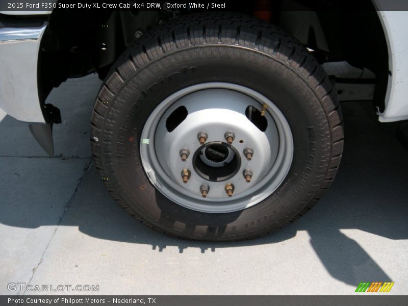Oxford White / Steel 2015 Ford F350 Super Duty XL Crew Cab 4x4 DRW