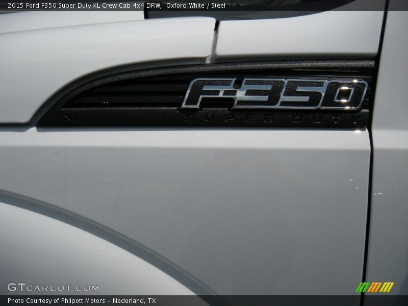 Oxford White / Steel 2015 Ford F350 Super Duty XL Crew Cab 4x4 DRW